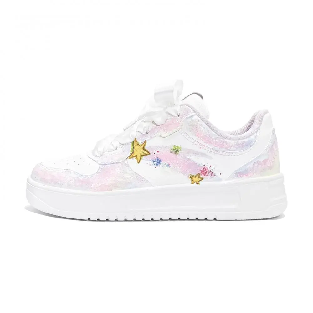 Anta Relaxed Coverage Waterproof Abrasion Resistant Low top Skateboard Shoes Women's Multicolor