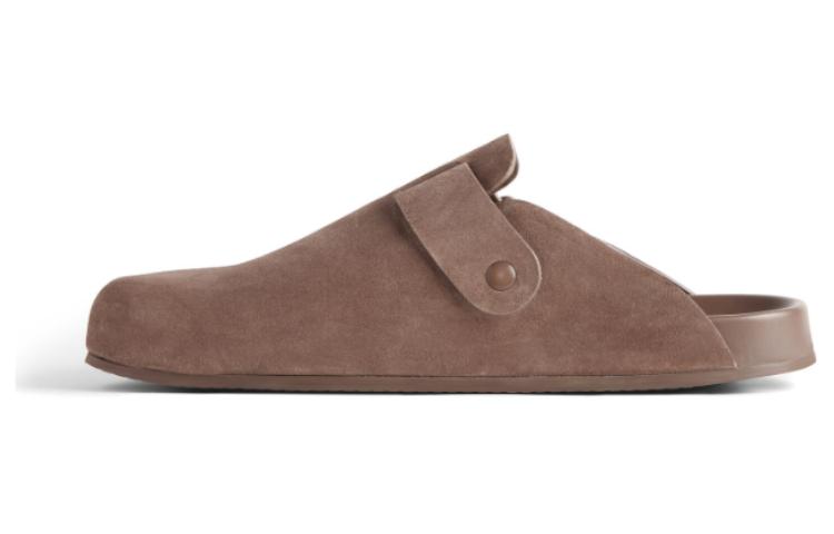 Balenciaga Sunday Mules 'Tan Matte Calfskin'