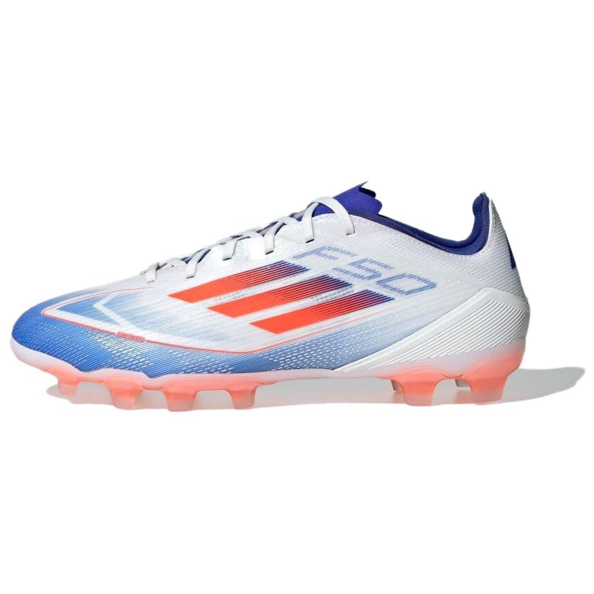 Adidas F50 PRO AG Short Rubber Studs HG Short Rubber Studs Artificial Ground Soccer Shoes Men's White Red Blue