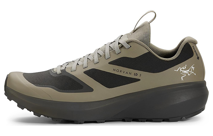 Arcteryx Norvan Anti-Slip Wear-Resistant Water-Resistant Lightweight Low-Top Running Shoes Unisex Black Green