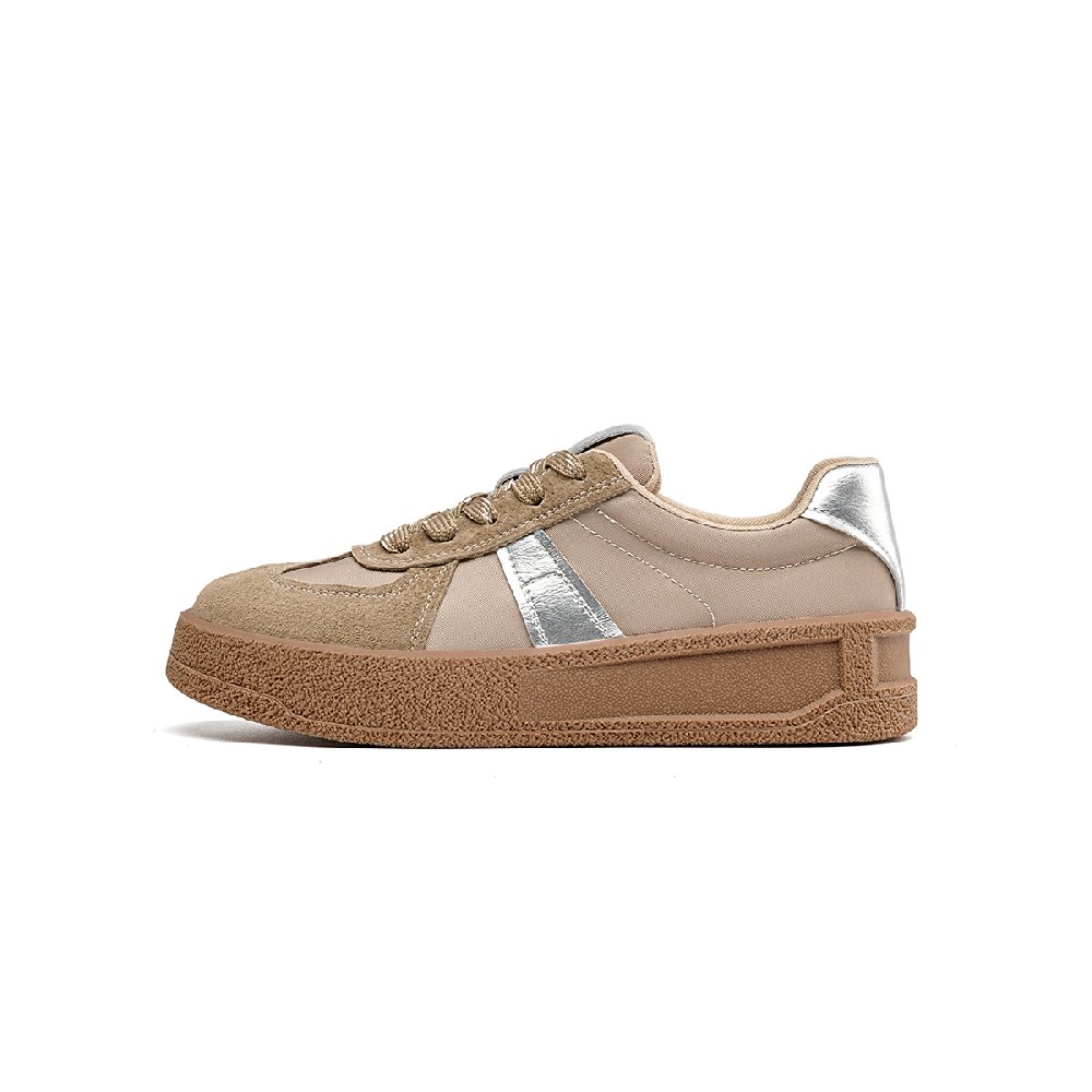 EBLAN Low Top Skateboard Shoes Women's Khaki