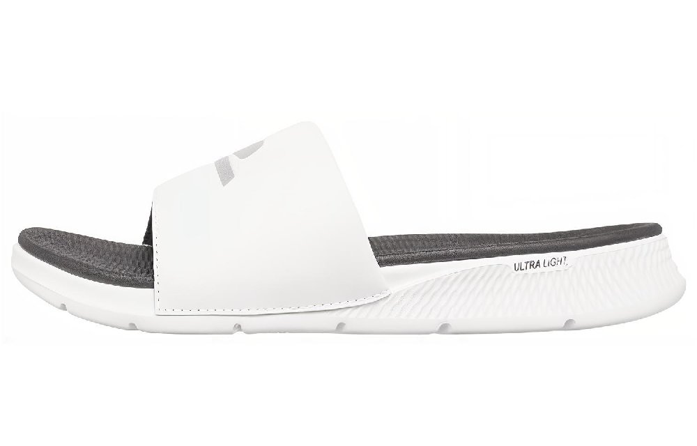 Skechers Slide Slippers Men White/Black