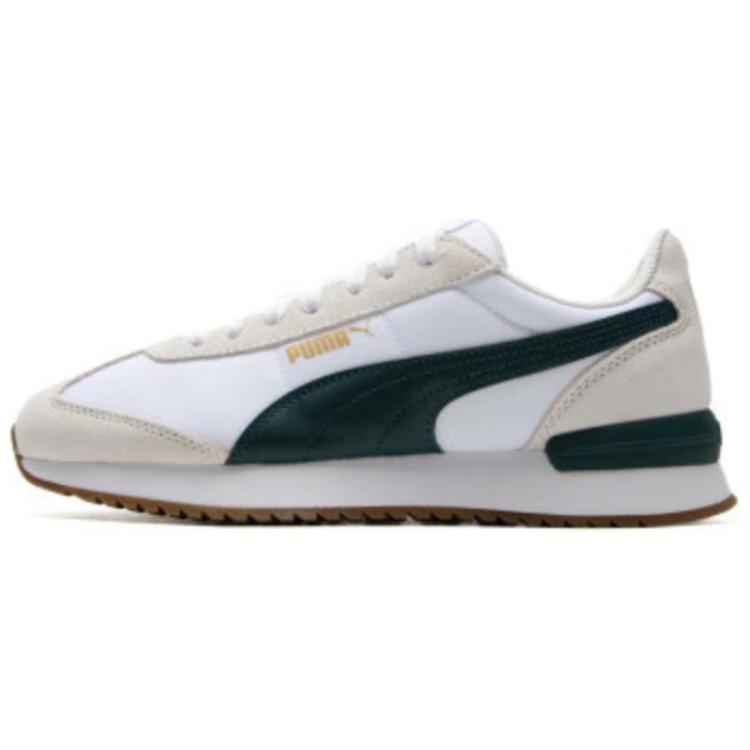 PUMA R78 Metallic Cushioning Wear-Resistant Breathable Coverage Support Lightweight Low-Top Casual Shoes Unisex Ecru