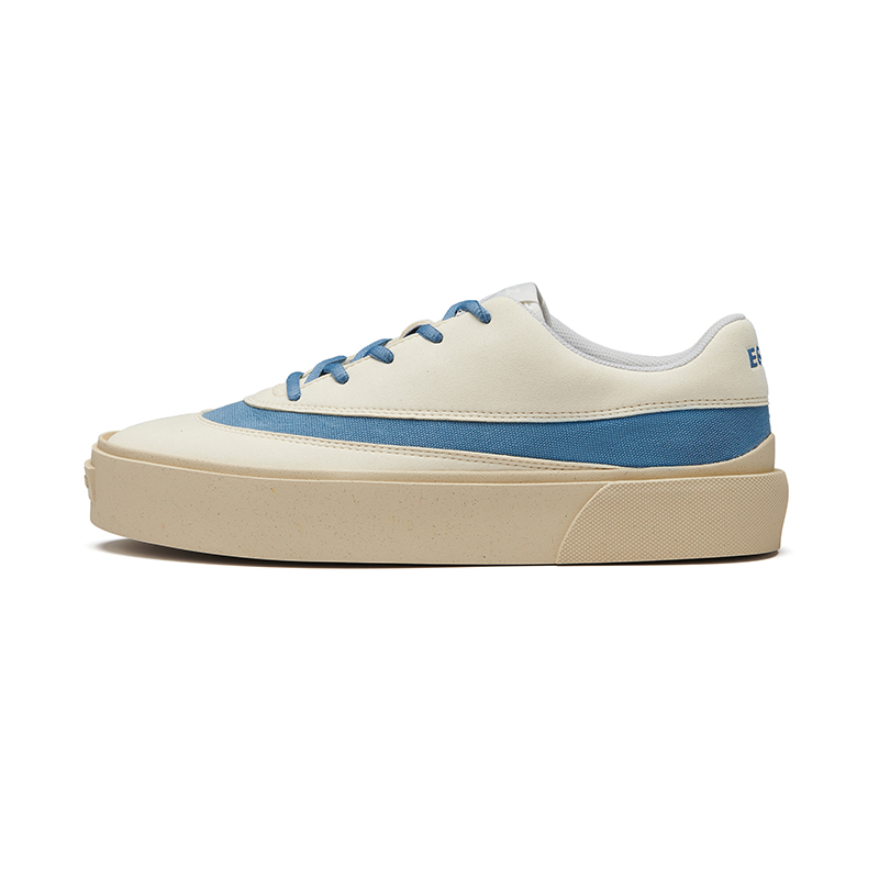 EQLZ EQUALIZER Fault 24LO Wear-Resistant Low-Top Skateboard Shoes Unisex Pearl White Sky Blue