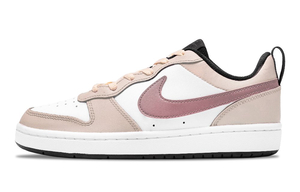 Nike Court Borough Slip-Resistant Lightweight Wear-Resistant Low-Top Skateboard Shoes Women's Brown White