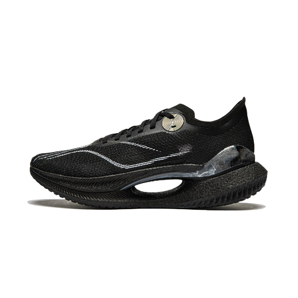 LiNing Jueying 2 Essential Cushioning Anti-Slip And Wear-Resistant Rebound Low-Top Running Shoes Men's Black