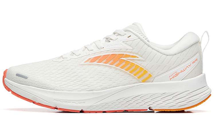 Anta Highway 99 Wear-Resistant Low-Top Running Shoes Women's Ivory White