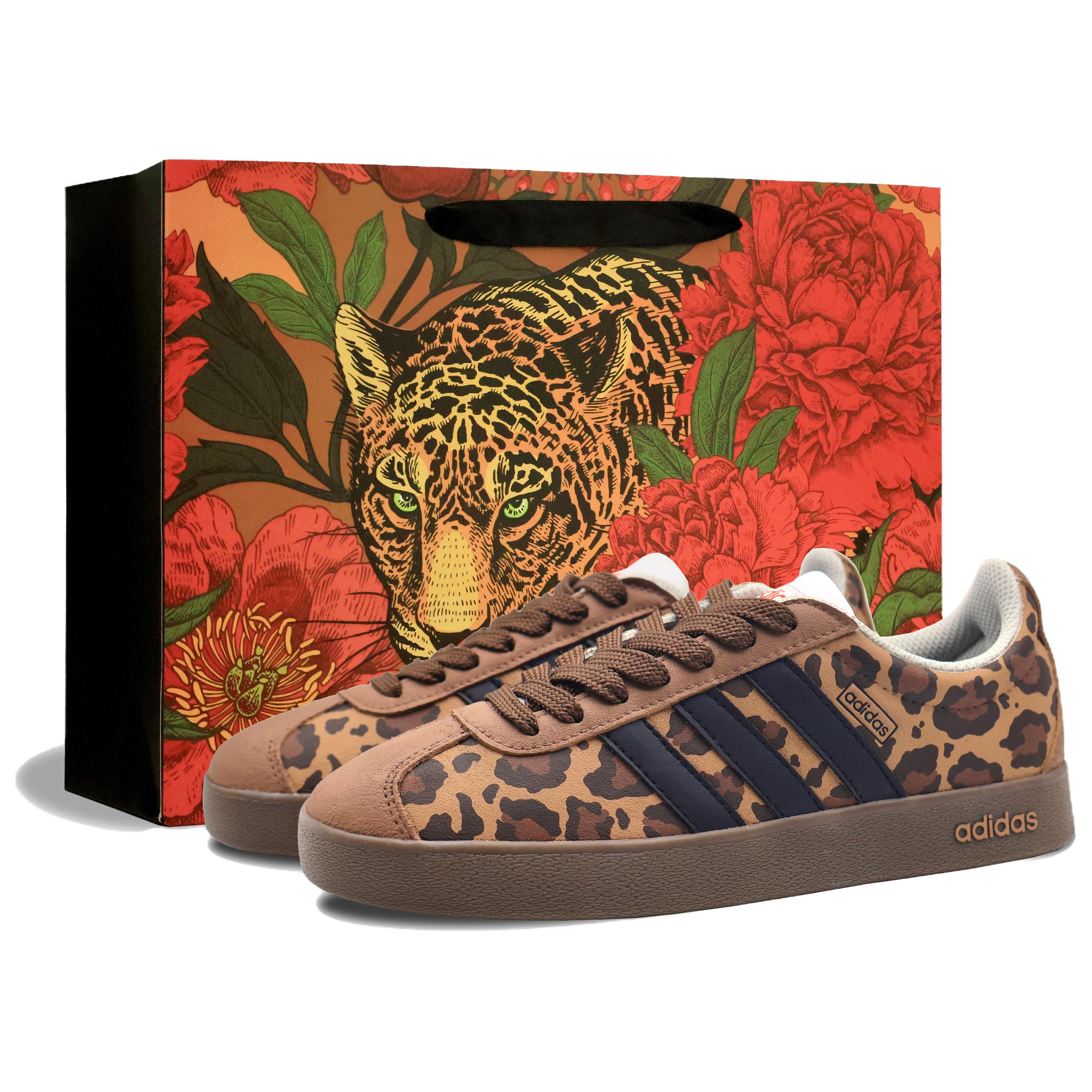 Adidas VL COURT 2.0 Havana Abrasion Resistant Slip Resistant Low top German Army Trainers Unisex