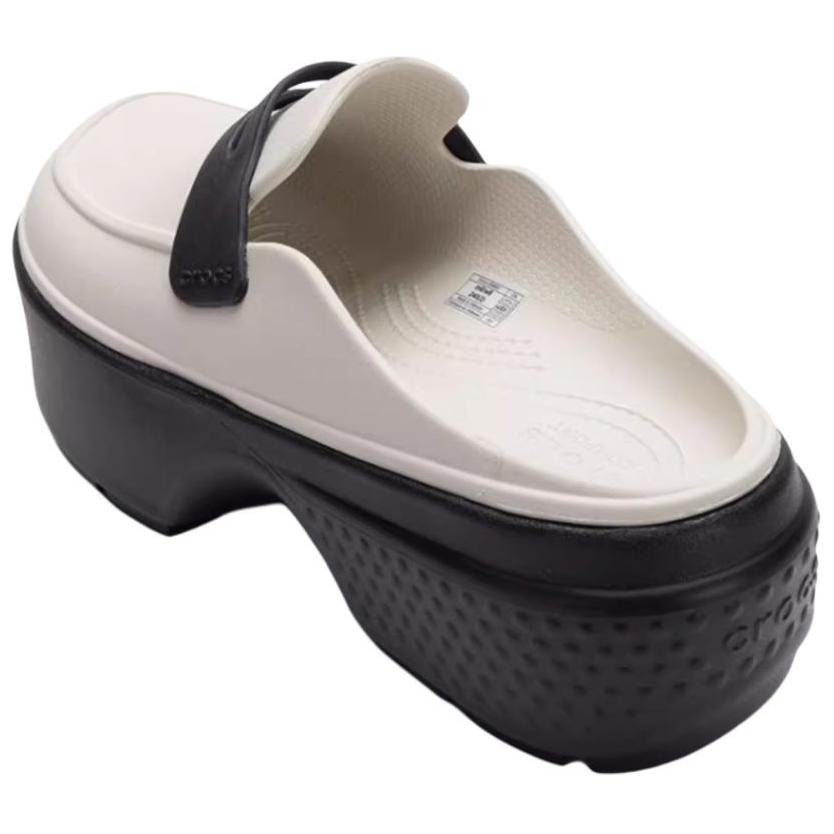 Crocs Slip Resistant Closed Toe Slippers Women's Beige