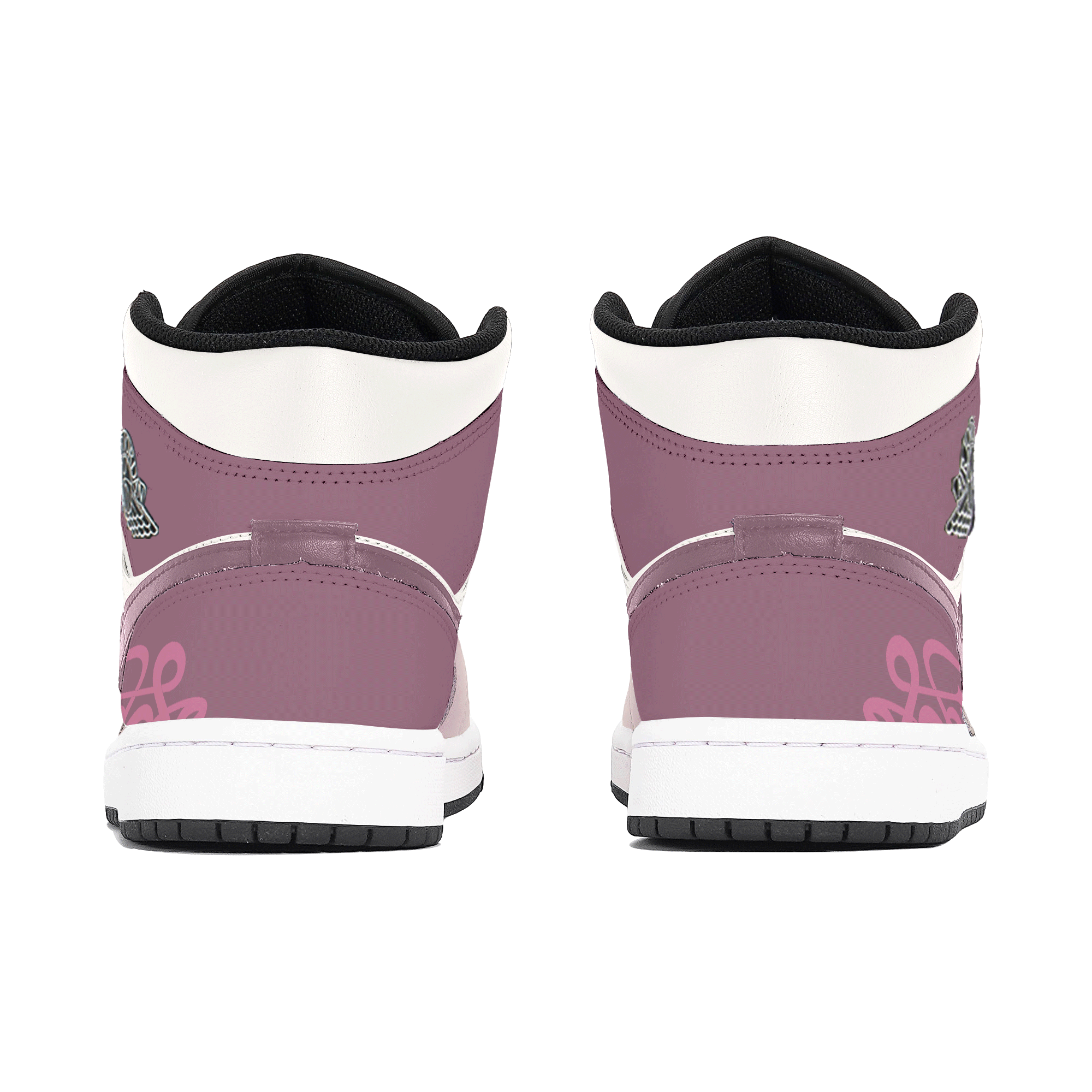 Jordan Air Jordan 1 Abrasion Resistant Cushioning Slip Resistant Mid Top Vintage Basketball Shoes Men's Purple купить в интернет-магазине Yoocart с быстрой доставкой по России.