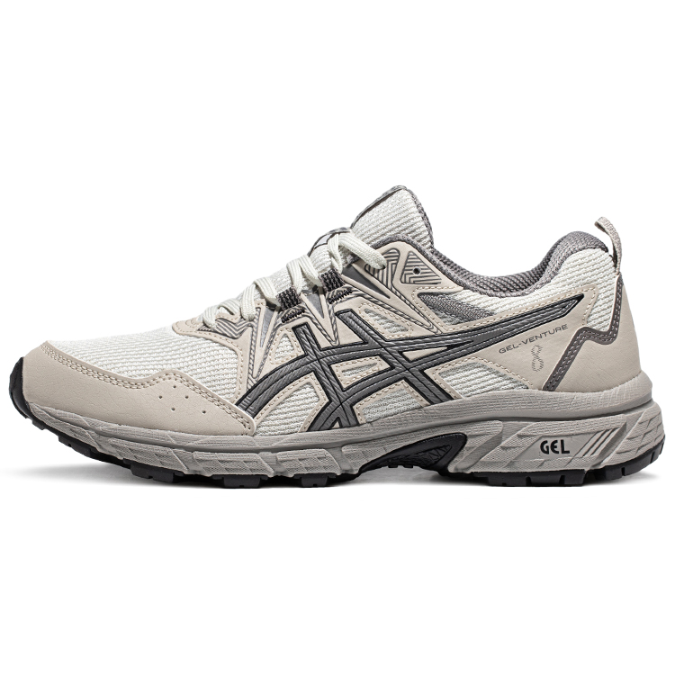 Asics Gel-Venture 8 Anti-Slip And Wear-Resistant Breathable Low-Top Running Shoes Women's Gray/Gray