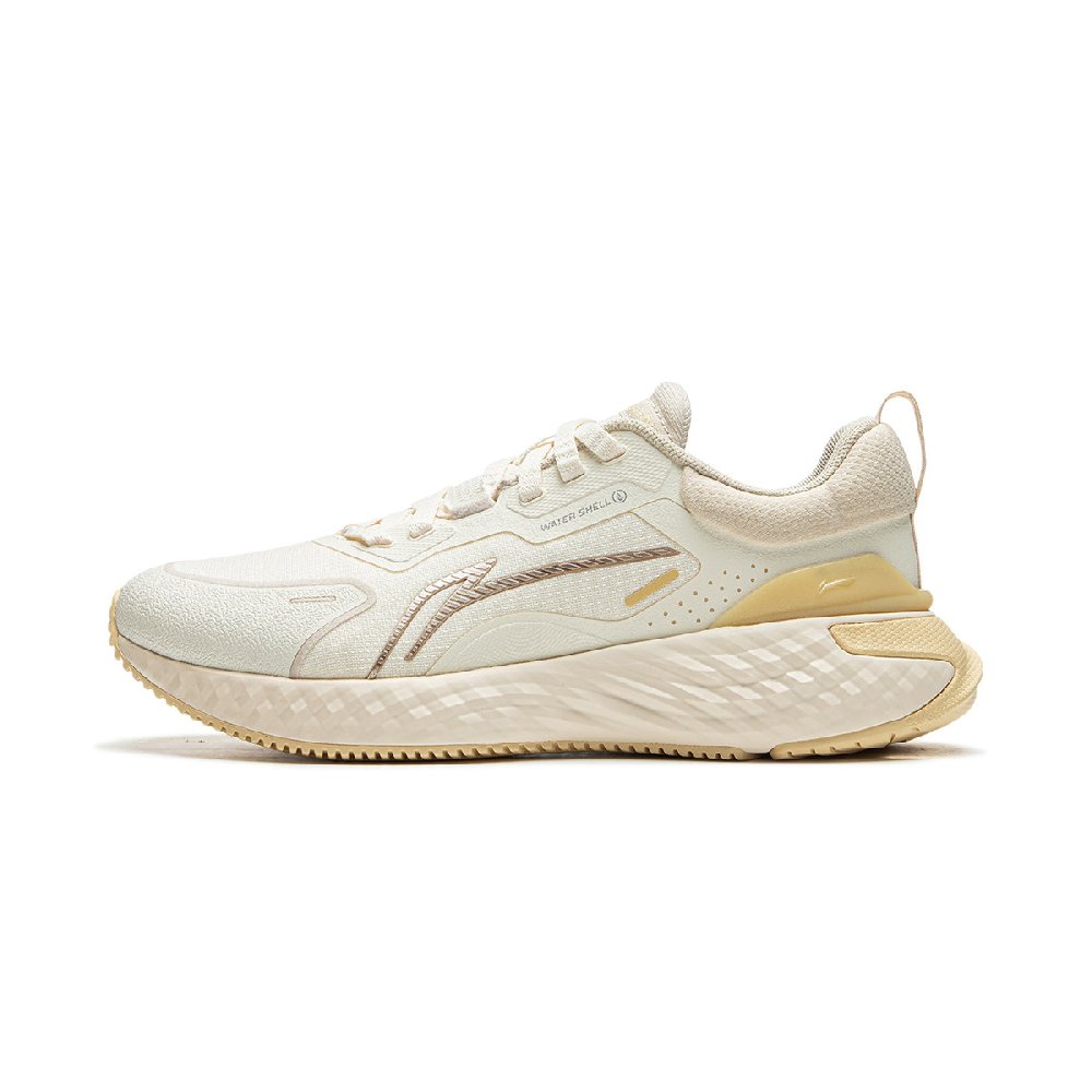 LiNing Cloud Shield Cushioned Slip-Resistant Low-Top Casual Running Shoes Women's Greige