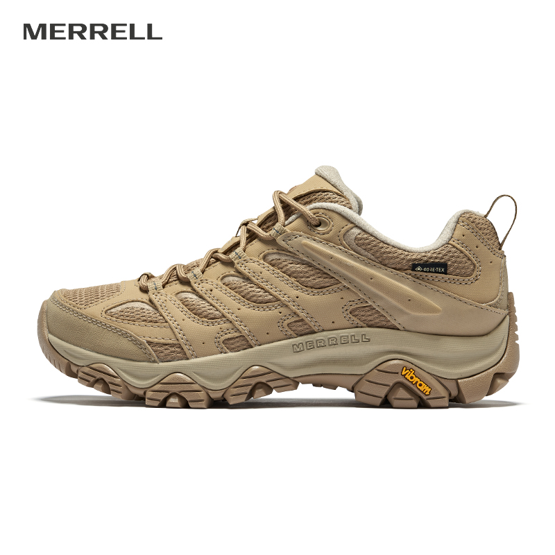 MERRELL MOAB 3 Waterproof And Breathable Low Top Hiking Shoes Men Yellow