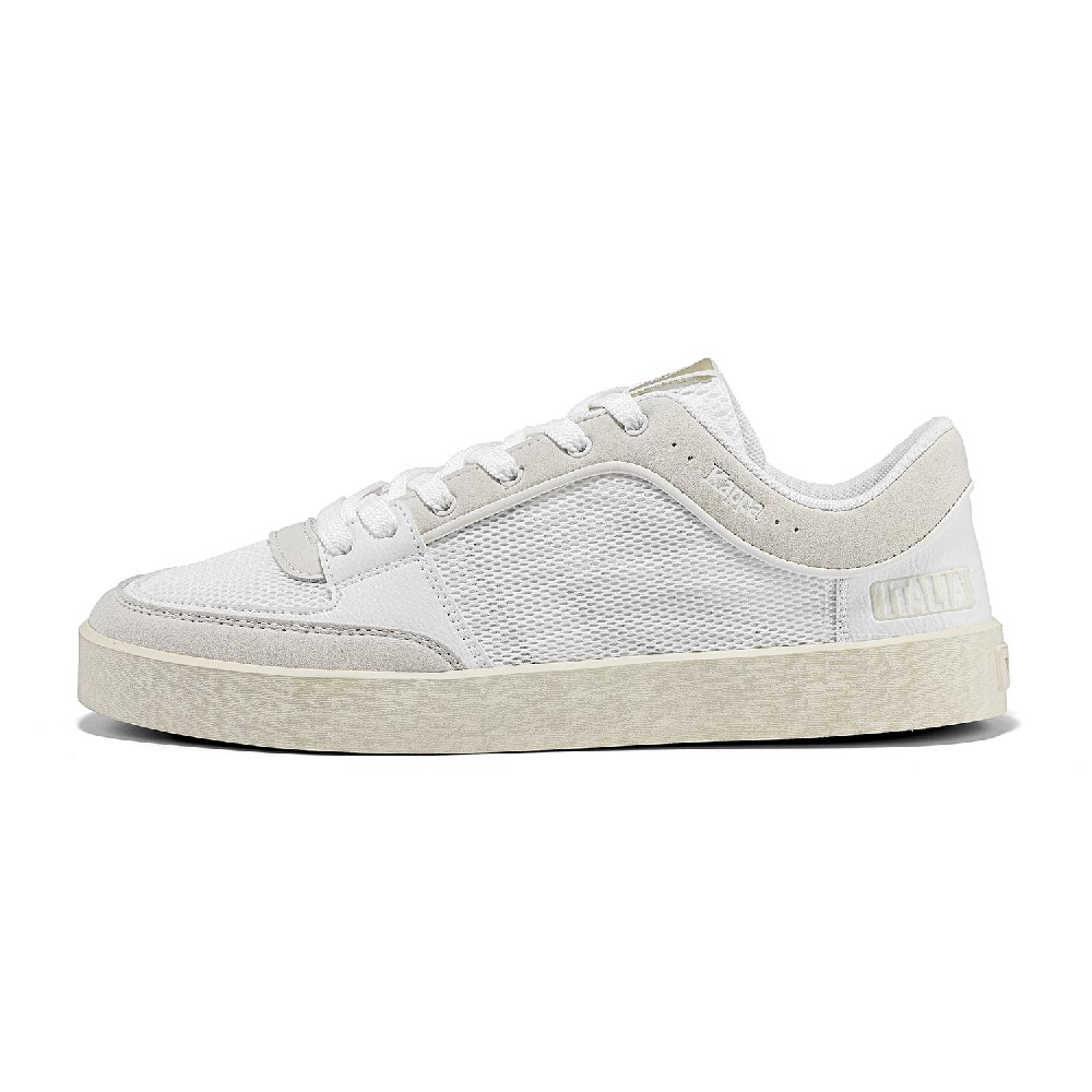 Kappa Anti Slip Wear Resistant Low Top Skateboard Shoes Unisex Korean White