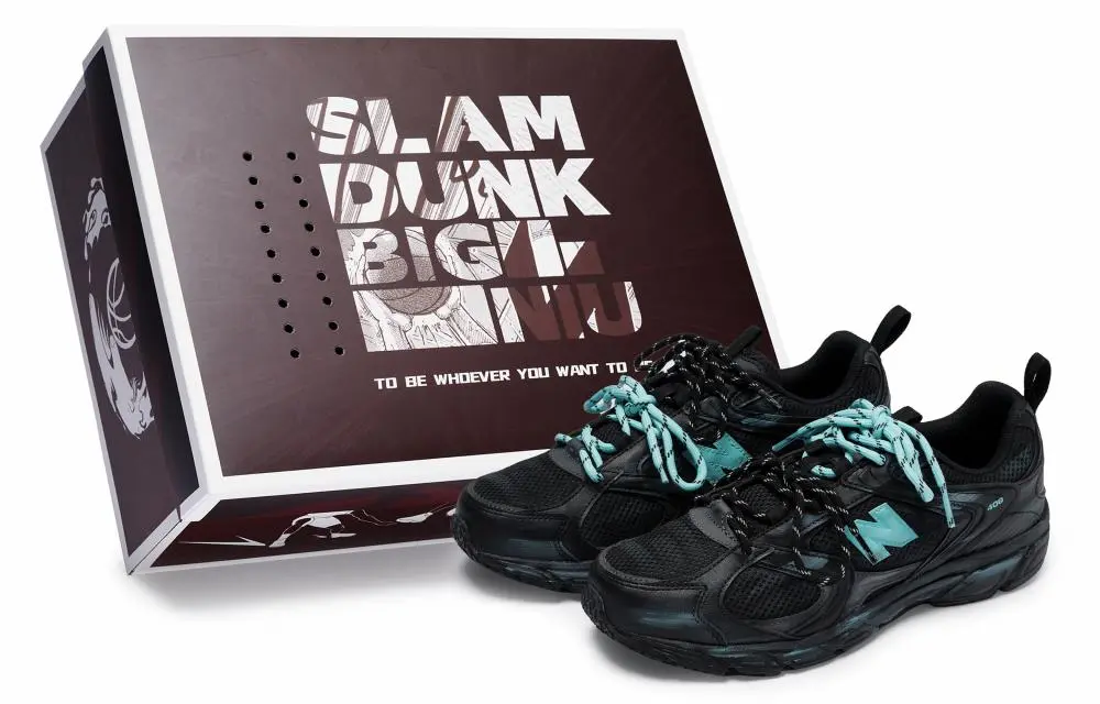 New Balance 408 Anti Slip Wear Resistant Low Top Running Shoes Unisex Black Tiffany