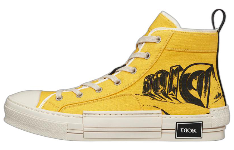 DIOR B23 High Top AsteroDIOR Yellow