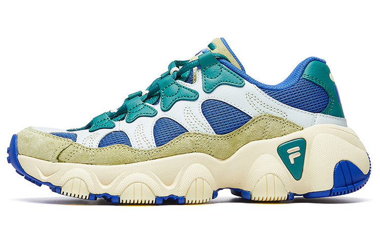 FILA Jagger Low Top Casual Shoes Women's White Blue Green