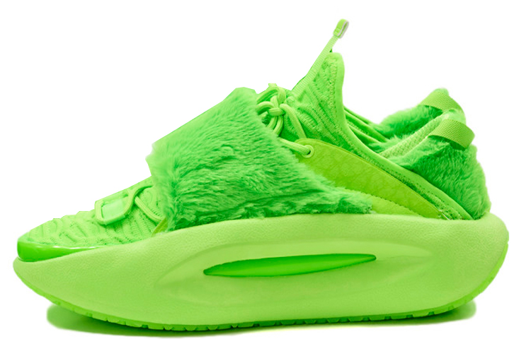 LiNing Cloud Travel 䨻 Cushioned Anti-Slip And Wear-Resistant Lightweight Low-Top Casual Shoes Men's Neon Green
