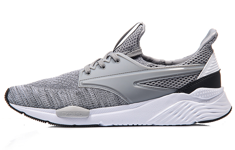LINING Exceed Casual Shoes Unisex Low top Gray/White