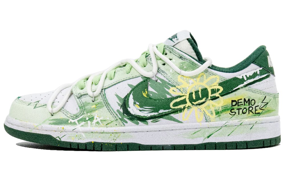 Nike Dunk SB Green Miracle Abrasion Resistant Breathable Low Top Skateboard Shoes Unisex Green