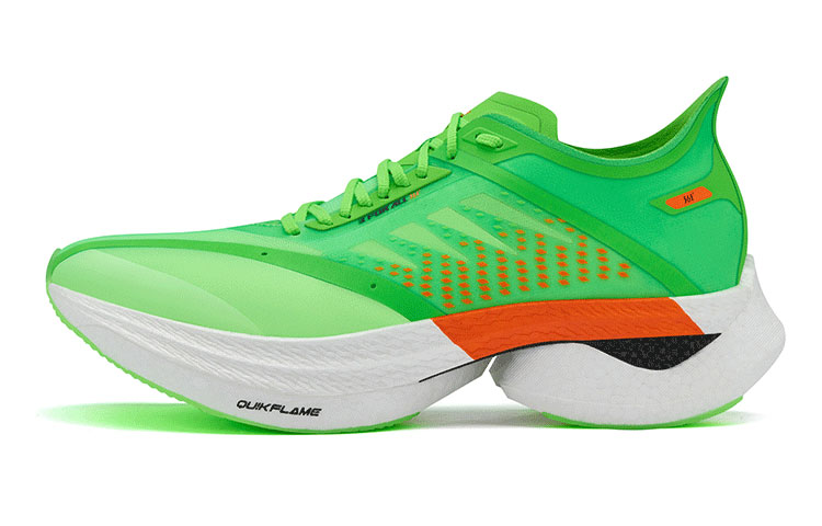 361° Speeding Versatile And Intricate Breathable And Resilient Low-Top Running Shoes Men's Light Green