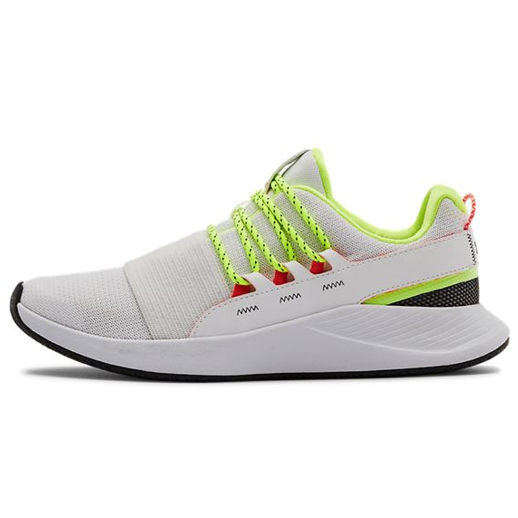 Under Armour Charged Breathe Lace Running Shoes White/Green Women's