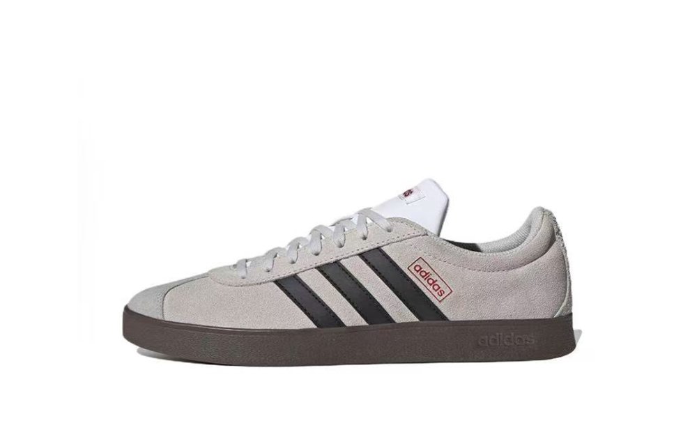 Adidas Neo VL Court 2.0 Anti Slip Wear Resistant Low Top Skateboard Shoes Unisex Light Cyan