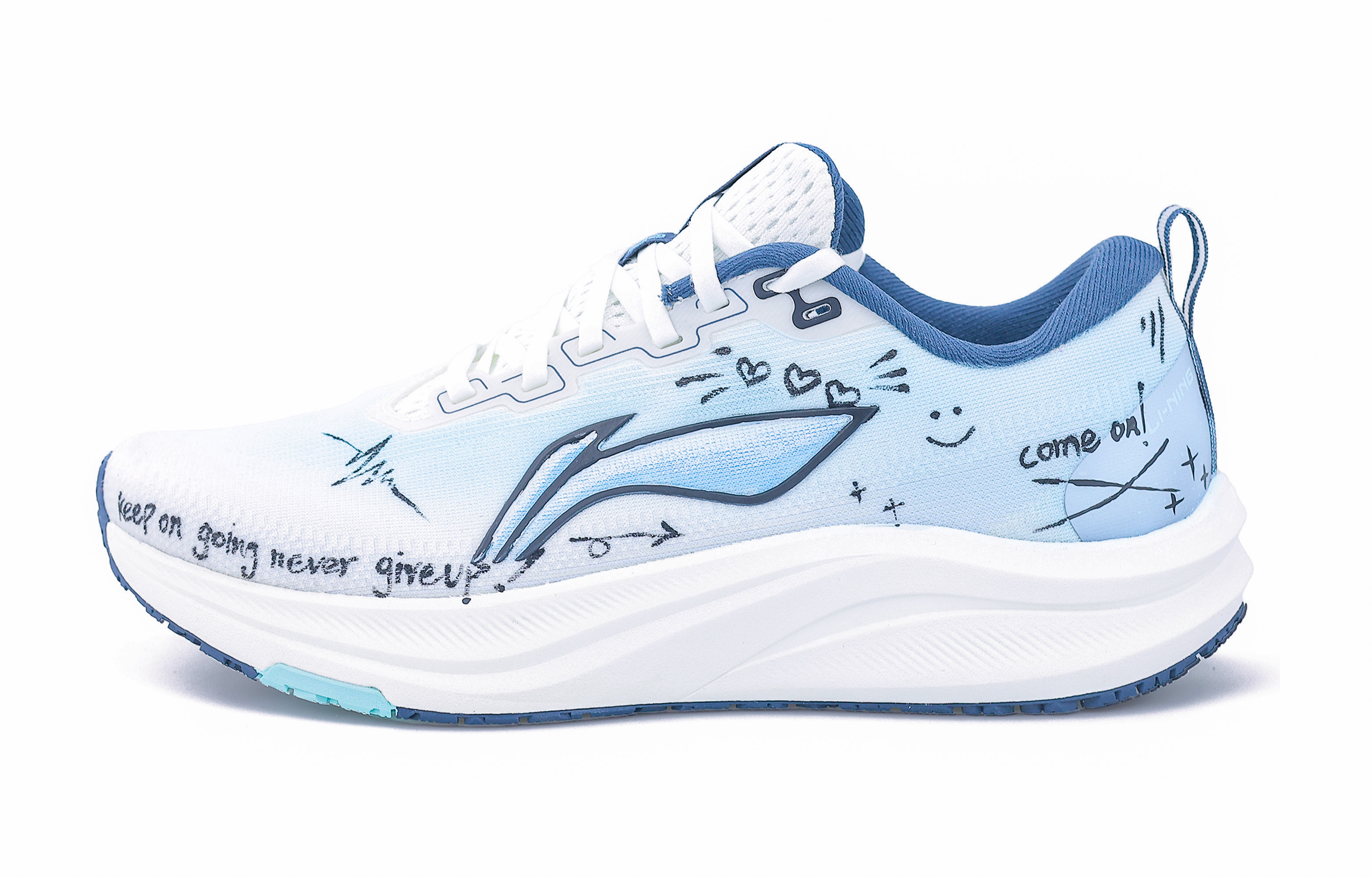 LINING Red Hare 8 Running Shoes Men's Low top White