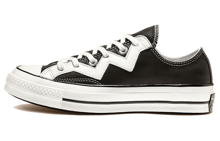 Converse Chuck 1970s Mission V Low Top White Jagged Stripe 'Black White' Women's