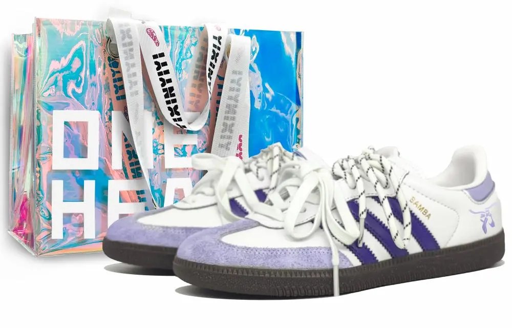 Adidas Originals SAMBA OG Low top German Army Trainers Unisex Light Purple