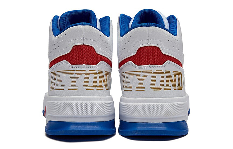 361° Warm Slip-Resistant High-Top Skateboard Shoes Men's White Blue