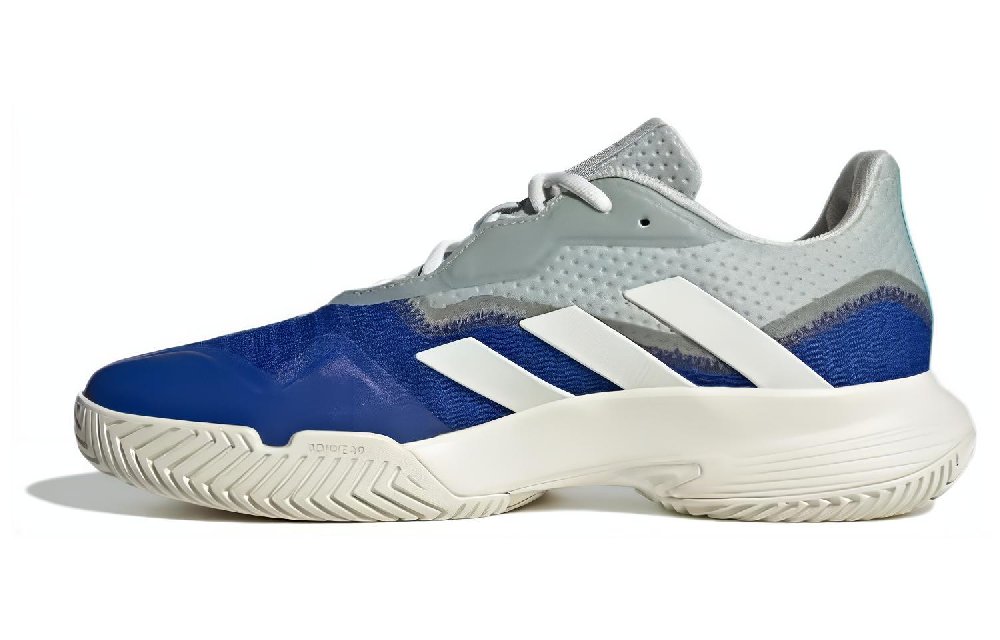 Adidas CourtJam Control Tennis Shoes 'Royal Blue Off White Bright Red'