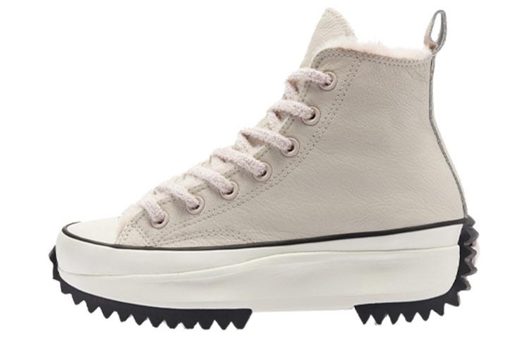 Converse Run Star Hike Hi Cozy Club Light Orewood Brown