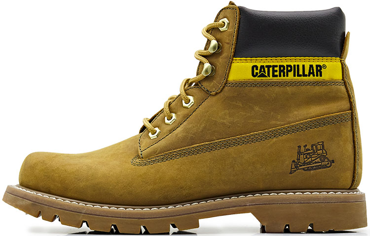CAT Outdoor Boots Men's Brown Yellow