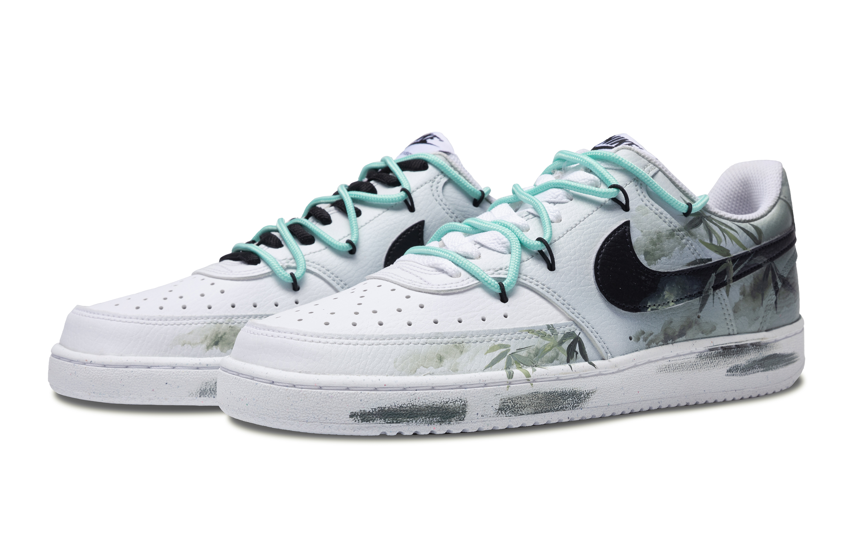 Nike Court Vision 1 Skateboard Shoes Men Low-Top White/Pink купить в интернет-магазине Yoocart с быстрой доставкой по России.