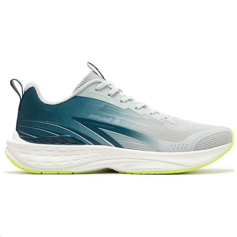 361° Flying Fish 3.0 Cushioning Wear-Resistant Low-Top Casual Running Shoes Men's Gray Blue