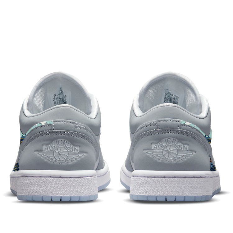 Jordan Air Jordan 1 Vintage Basketball Shoes Women's Low top Gray/White купить в интернет-магазине Yoocart с быстрой доставкой по России.
