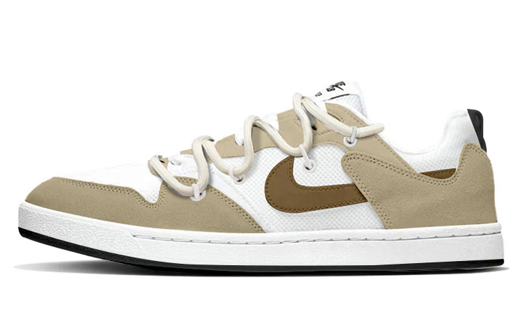 Nike SB Alleyoop Skateboard Shoes Men's Low top Beige