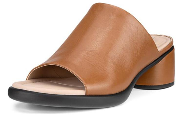 Ecco Slide Slippers 5.5cm Women's Brown купить в интернет-магазине Yoocart с быстрой доставкой по России.