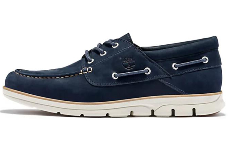 Timberland Bradstreet 3 Eye Boat Shoes 'Navy'