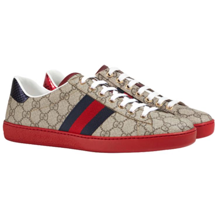 GUCCI Ace GG Supreme Sneakers Beige купить в интернет-магазине Yoocart с быстрой доставкой по России.