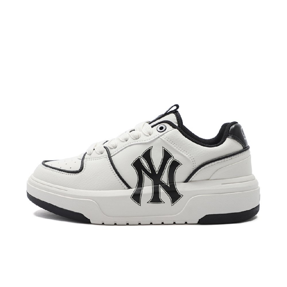 MLB Chunky Liner Anti-Slip Wear-Resistant Low-Top Skateboard Shoes Unisex Black Green