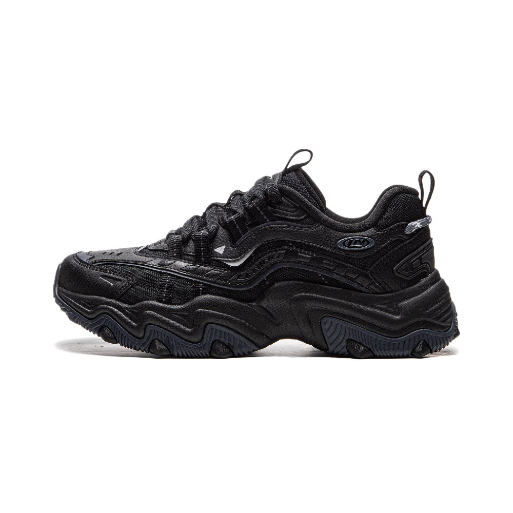 LiNing Cat's Claw Lite 2 Anti Slip Wear Resistant Low Top Chunky Sneakers Women's Black