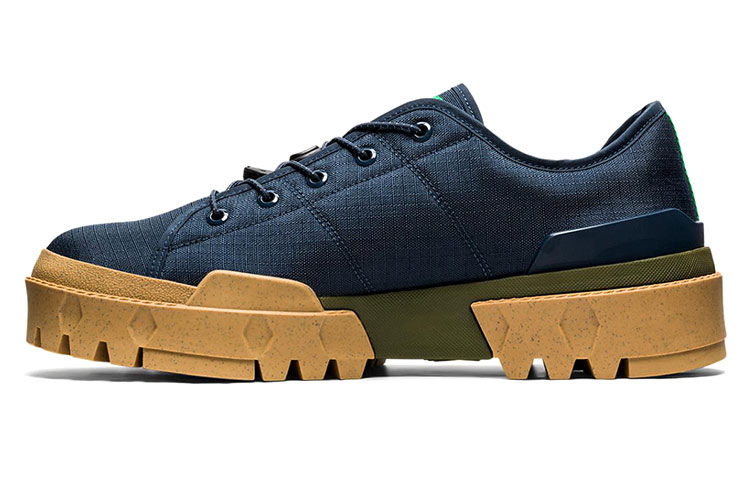 Onitsuka Tiger Hmr Peak Anti Slip And Wear Resistant Height Increasing Low Top Skateboard Shoes Unisex Denim Blue