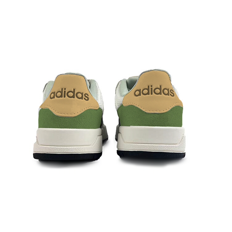 Adidas Neo Entrap Anti-Slip Wear-Resistant Low-Top Skateboard Shoes Unisex White Green