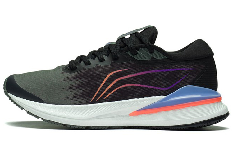 LiNing Light Cushioning Anti-Slip And Wear-Resistant Rebound Low-Top Running Shoes Women's Black