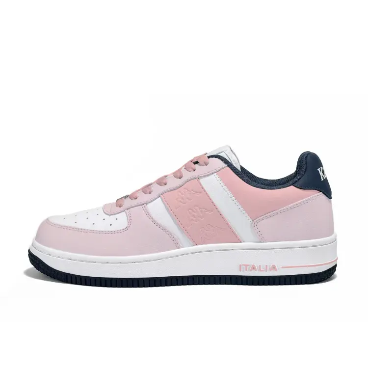 Kappa Slip-Resistant Low-Top Skateboard Shoes Unisex Pink