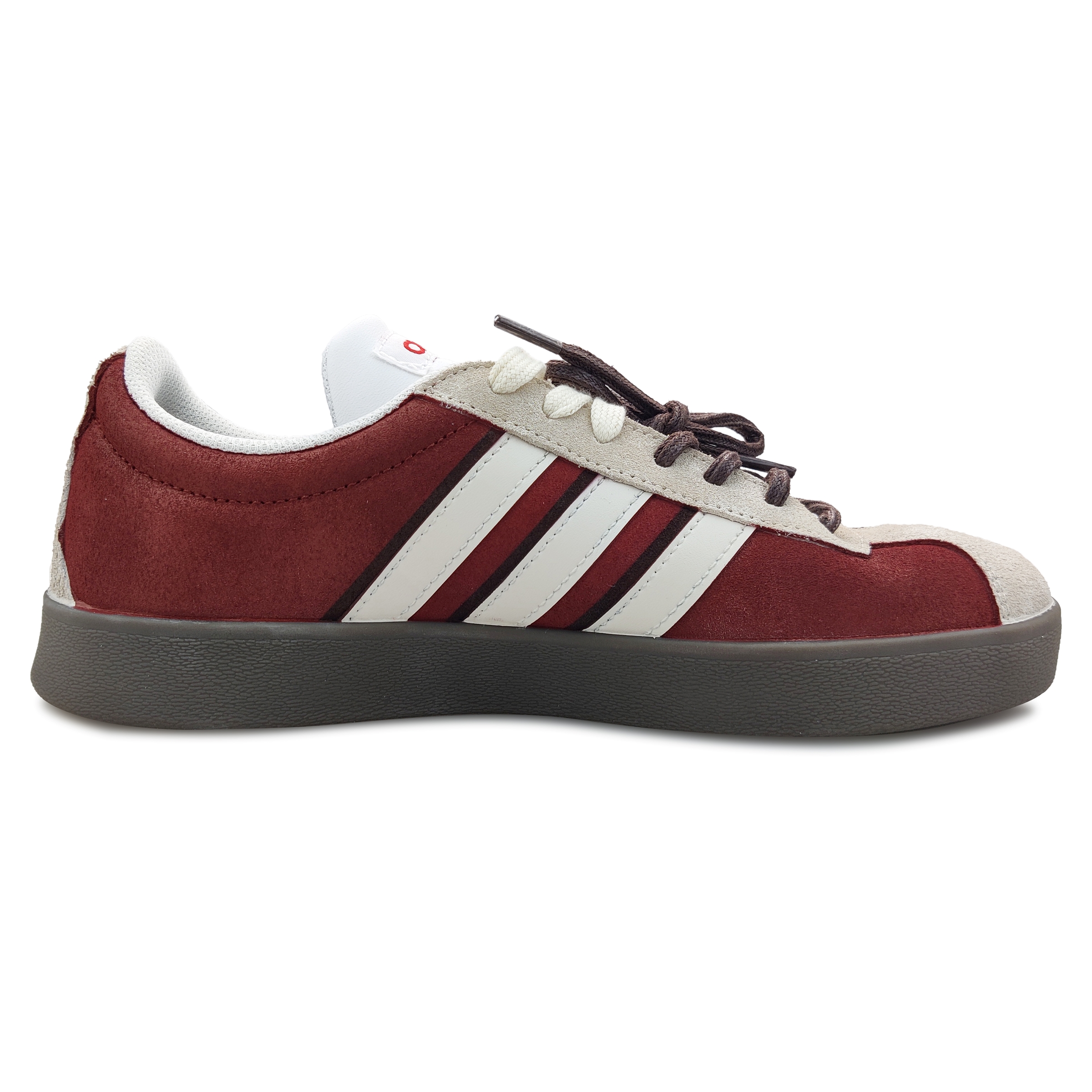 Adidas Neo VL Court 2.0 Skateboard Shoes Unisex Low-Top Red/Beige/Brown купить в интернет-магазине Yoocart с быстрой доставкой по России.