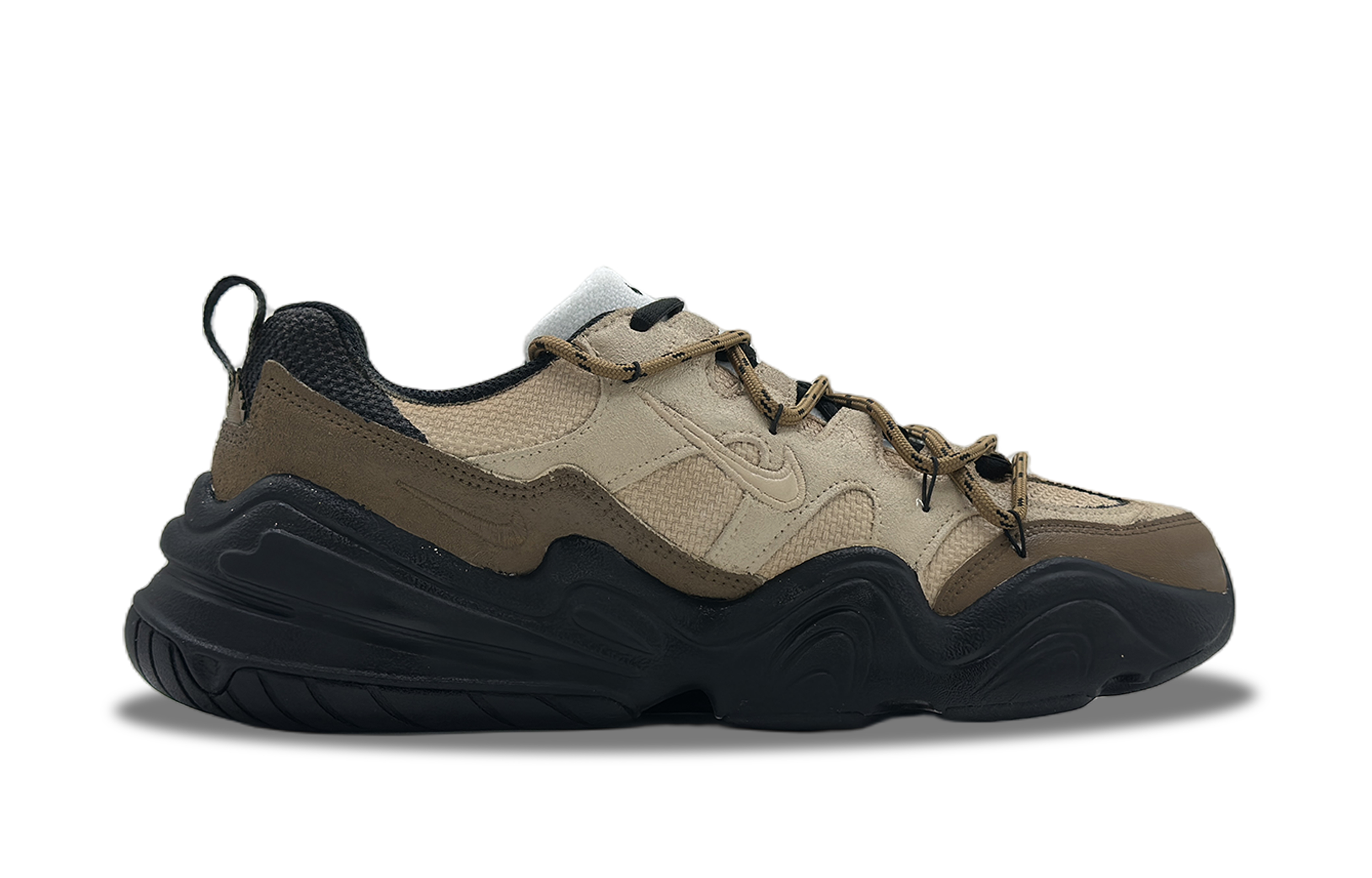 Nike Tech Hera Funi Mocha Abrasion Resistant Low top Casual Shoes Unisex