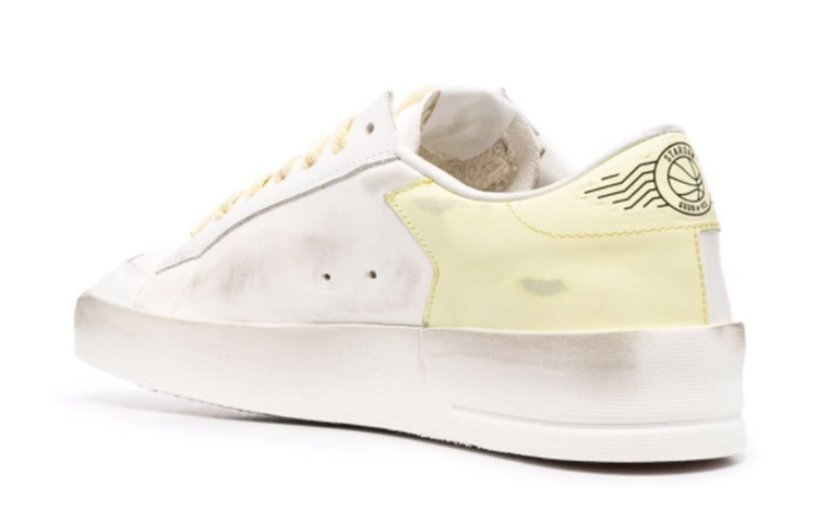 Golden Goose Stardan Stylish Skateboarding Shoes Men's White